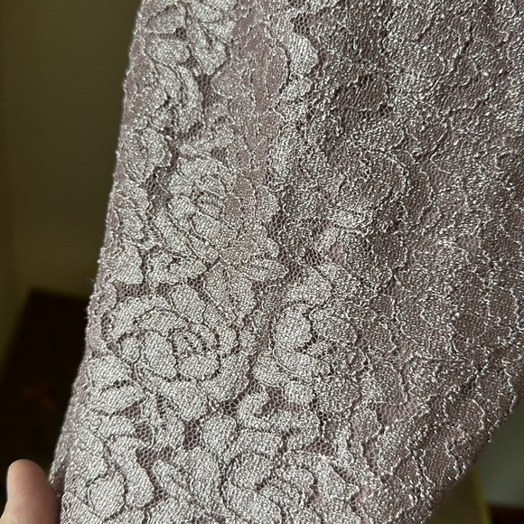 𝅺OLEG Cassini lavender sparkly top size 10 - Picture 3 of 6